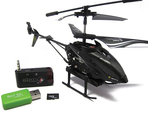 Helicóptero a radiocontrol con cámara para móviles